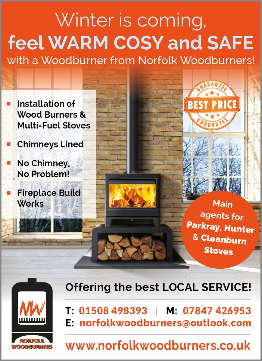 Winter is coming! #keepwarm #ecoheat #lowcarbon heat #cheaperheat #woodstove #realfire #hetasnorfolk