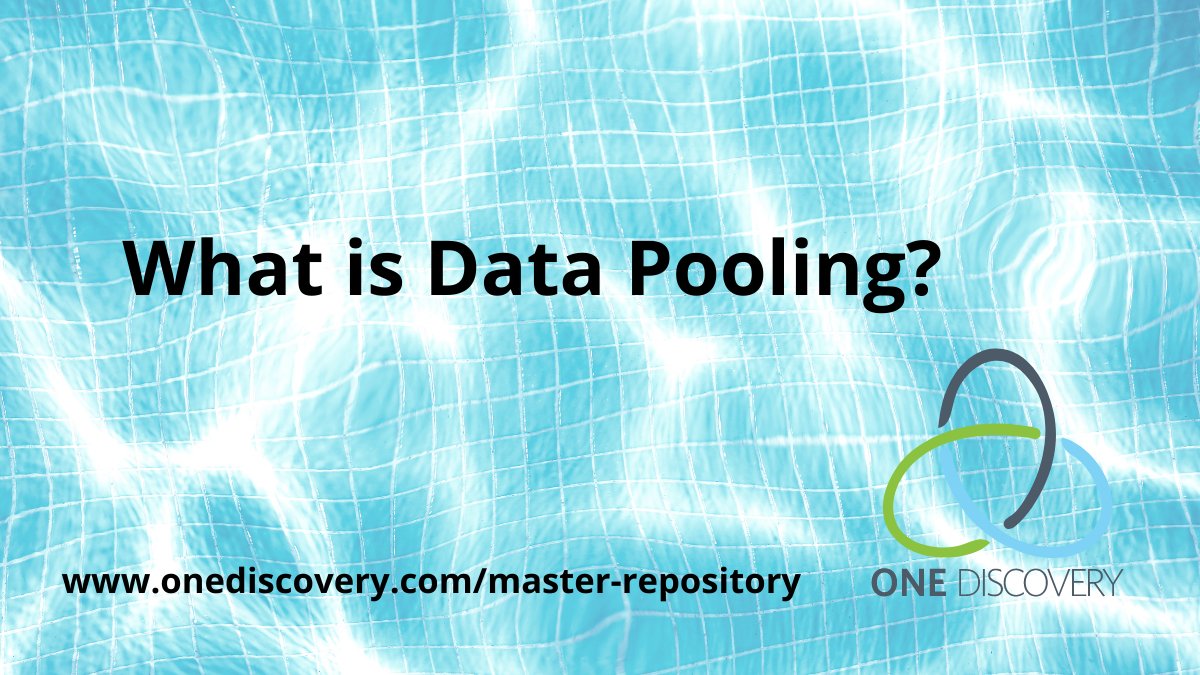 OneDiscovery_'s tweet image. We&apos;re using #DataPooling to save our #eDiscovery clients $ millions. Def: Holding an entire corpus of high value, multi-source, serial data in a single environment, to be used or referenced repeatedly, added to in relevance &amp;amp; value through research, opinions &amp;amp; use cases.