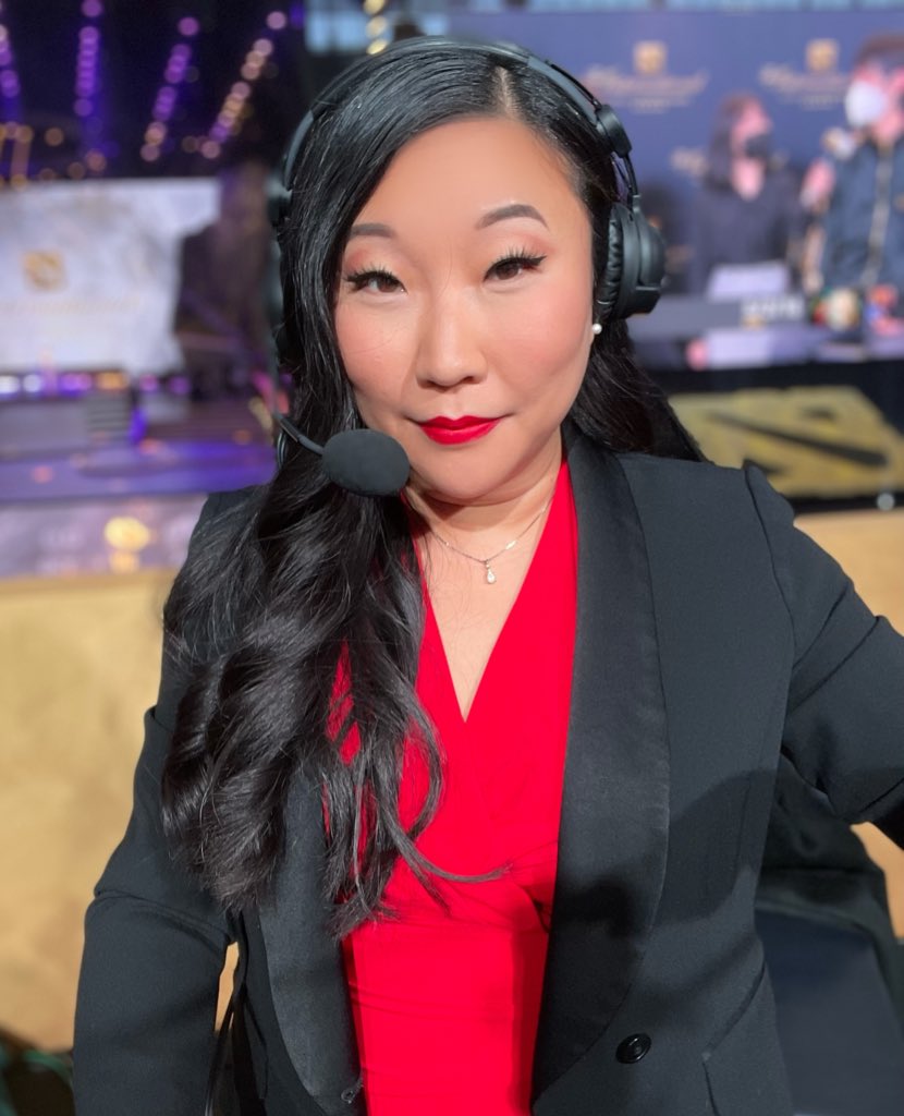 About to be the first woman ever to play by play cast the main stage of the Dota 2 International in English. 

Here goes nothing.