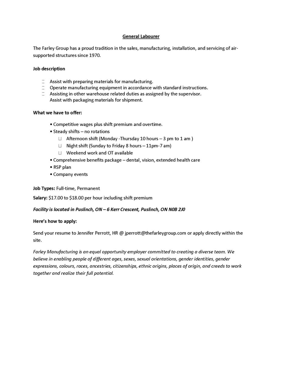 thefarleygroup's tweet photo. Job Opportunity @thefarleygroup https://t.co/p7GITBQ9i3