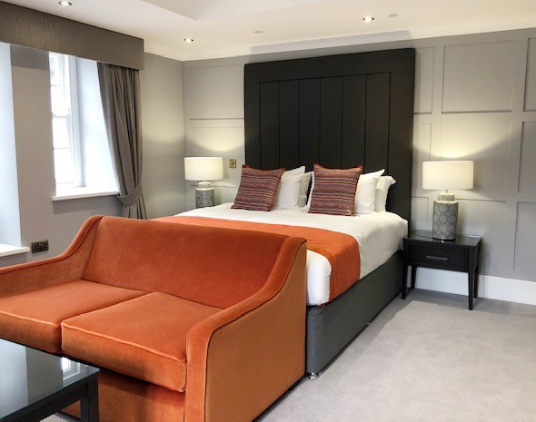 Furnotel's tweet photo. Take a glimpse at a current project almost completed at Hensol Castle, a premier wedding venue near Cardiff.  We designed and manufactured the full package of veneered and sprayed casegoods from high upholstered headboards to glass topped bedside tables. https://t.co/0IQ7pHMUhy https://t.co/7dtPWS3QEu