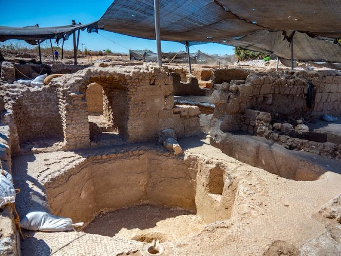 MEpeace3's tweet photo. 1500 years old winery found in #Palestine...
Remember Israel existed only 73 years ago.
But Palestine aka Philistine existed before Torah revealed.
#FreePalestine @MEpeace3 https://t.co/HmqdXGnZT5