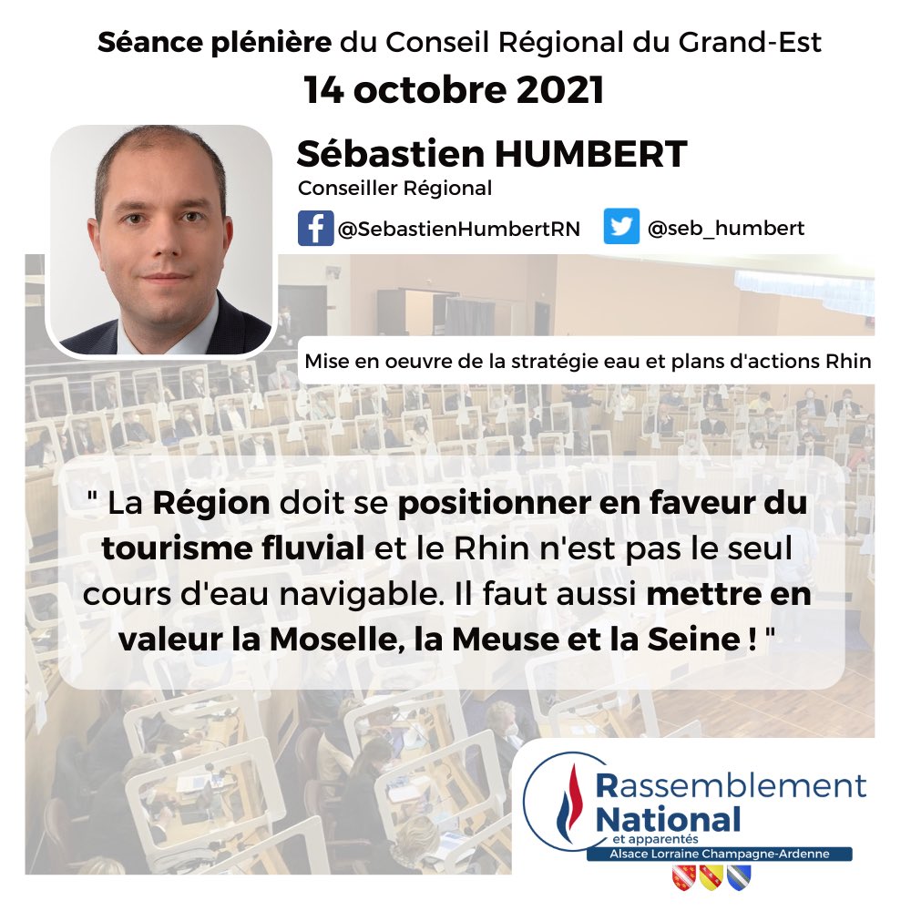 RNGrandEst's tweet photo. 💬 Intervention de @Seb_humbert sur la mise en œuvre de la stratégie eau et plans d’actions Rhin. #SPOct21 #GrandEst https://t.co/03b1XeQOOj