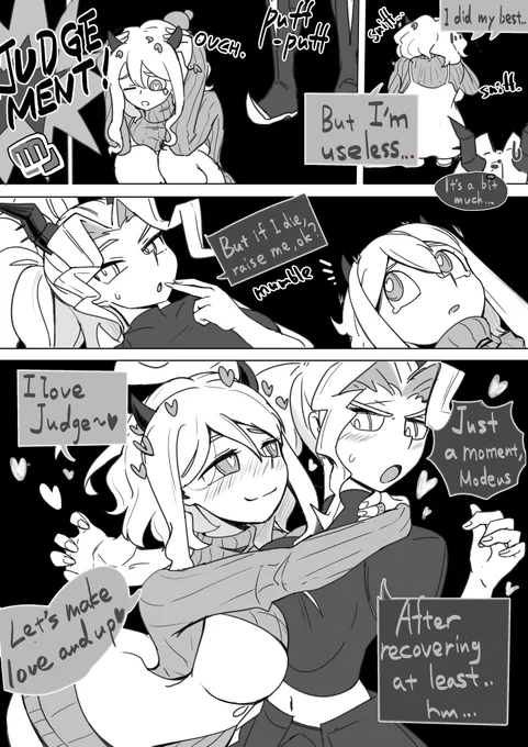 Demontober #13: Healer Demon (Comic 3) #Helltaker #Helltakerfanart 