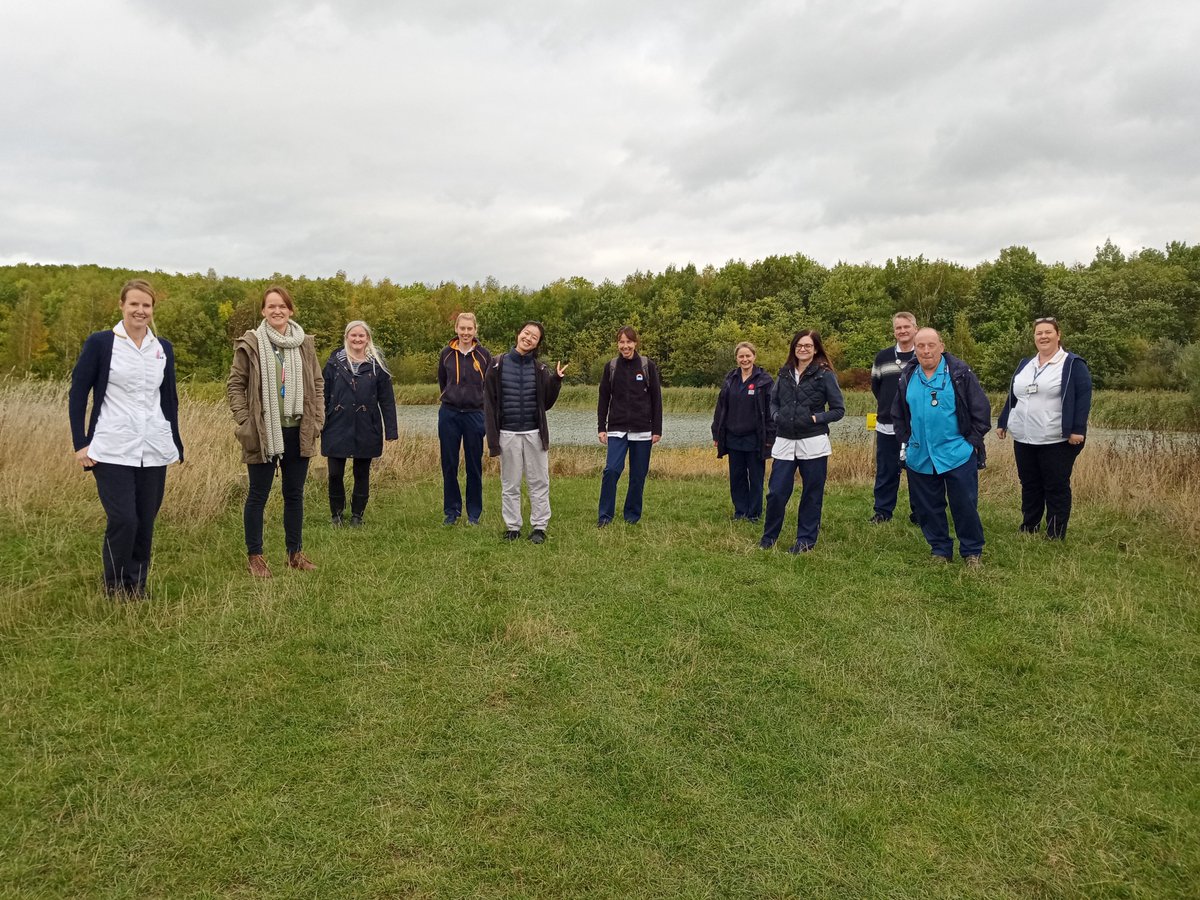 MichGrainger's tweet image. On #AHPsday2021  some of our AHPs across Rushiffe came together for a walk to #connect and #celebrate. It's the first time we have all been together face to face for a while and it was lovely ❤️ @AHPsNottsHC  @wellrushcliffe