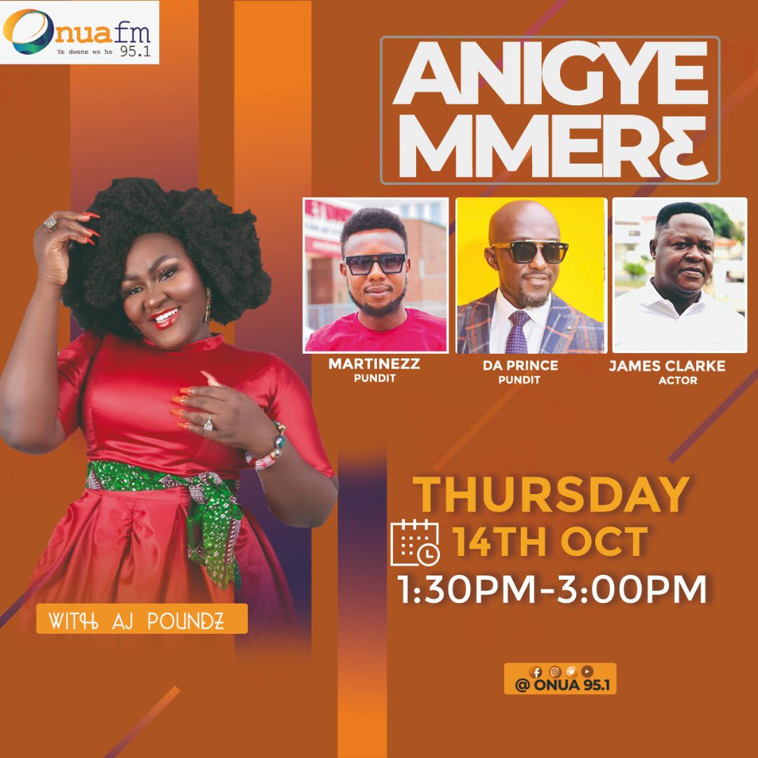 DaPrinceGh1's tweet photo. Talking entertainment on Onua 95.1FM @onua951fm of Accra now.. Join us now!!
#radio #entertainmentnews #showbiz #gospel #YouDeserveItAll #GloriousGod #DaPrinceGh https://t.co/Dud99C0EEi