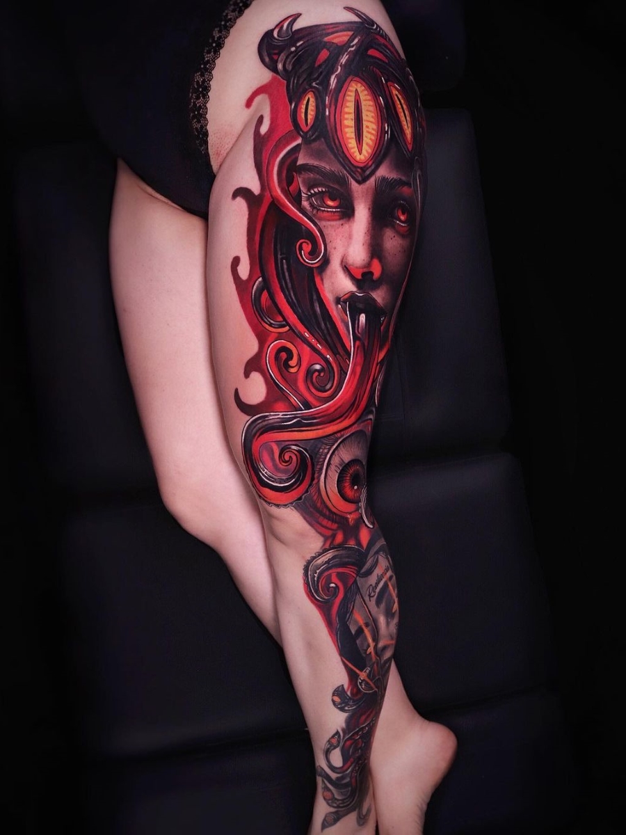 Ink Art Tattoo on X: Bandera gitana.  / X