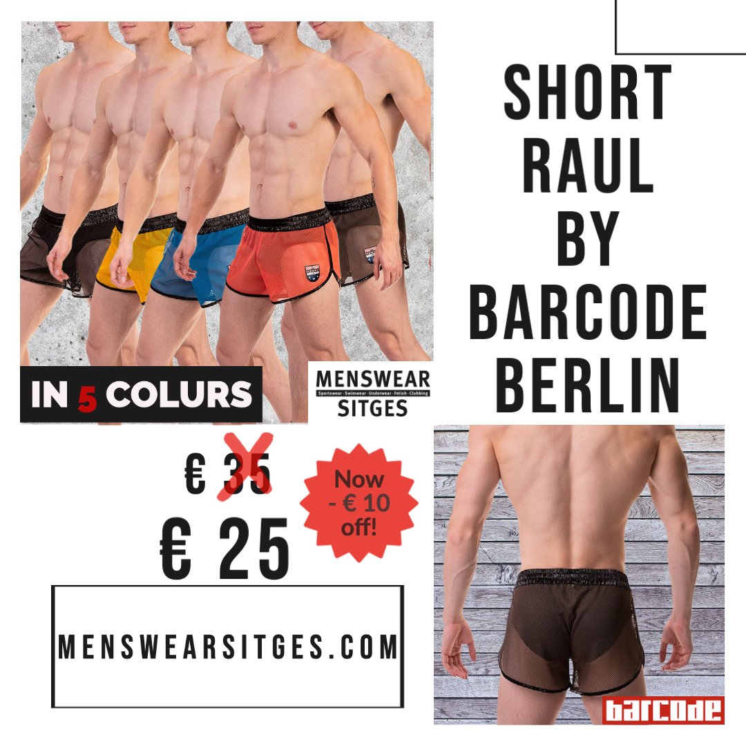 SHORT RAUL by <a href="/barcodeberlin/">Barcode Berlin</a> NOW - €10 Discount

menswearsitges.com/product/short-…

#menswearsitges #menswear #sitges #men #man #ombre #clothing #fashion #outfit  #barcodeberlin  #shopping #compra #compraonline #compraespana #shoppingsitges #shoppingspain #store #onlinestore
