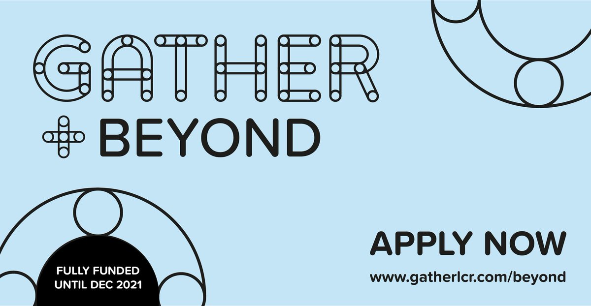 Gather’s newest programme is here and applications are open now! 

Join us on #Beyond and unlock growth with 6 months of dedicated support tailored around your business’ specific challenges. 

Apply now: gatherlcr.com/beyond