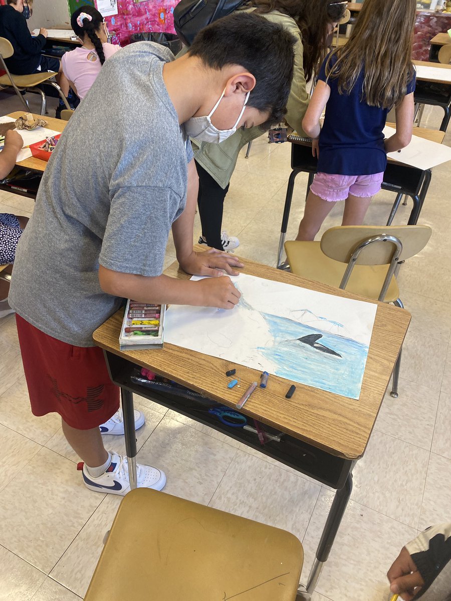 It is always amazing to see students’ individual styles start to shine through in their artwork!