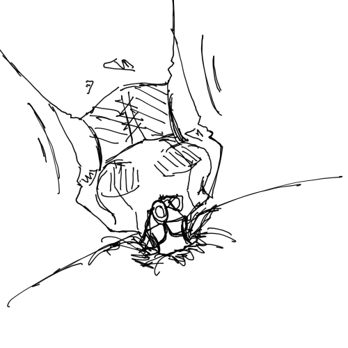 絵が上手くいかなくてこうなってる。 