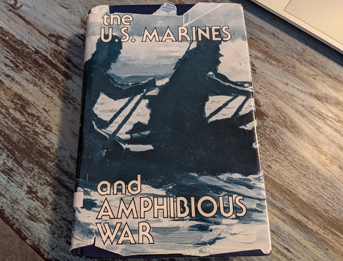 BrianKerg's tweet photo. And here... we... go! #SAW #PME #AmphibiousWarfare #Doctrine #Isely #Crowl #ReadFightWin https://t.co/FUQMQ9YZ33