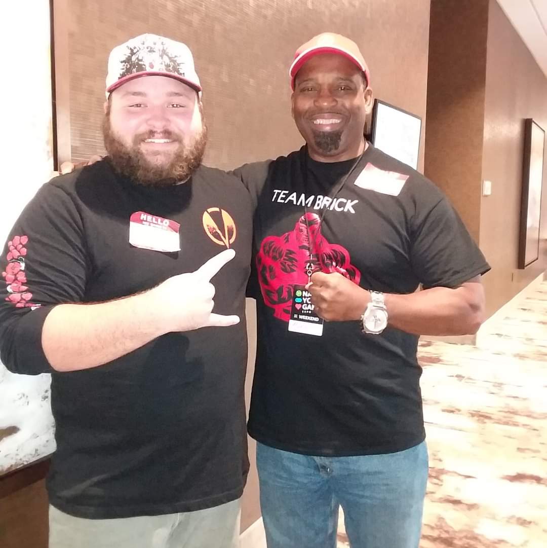 hellhound1113's tweet photo. Driving across the state to see @TheVoiceOfBrick today. Met this guy a few years back and I'm beyond excited to see him again. Good day to be a Borderlands fan. https://t.co/I2pPWQl0OV