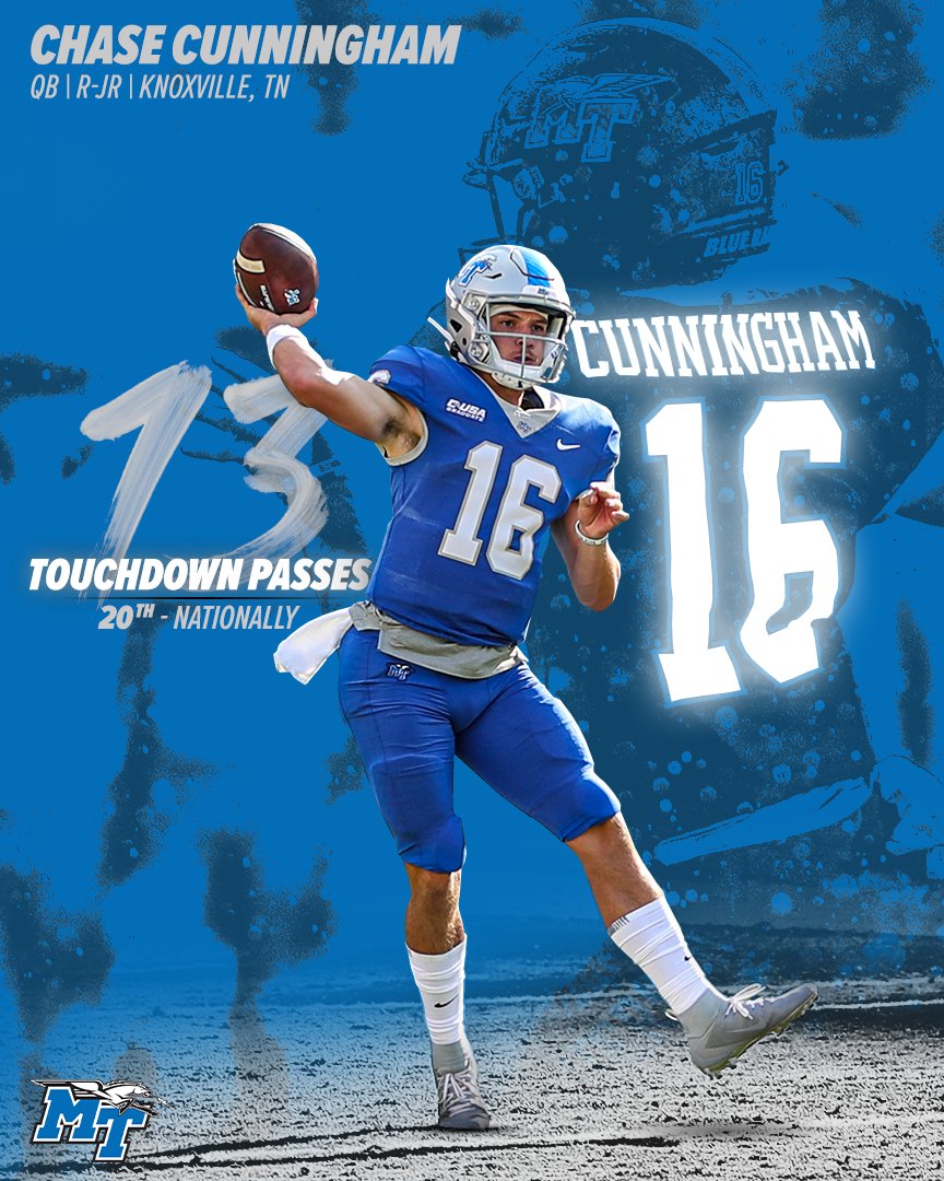 One of the top TD passers in the country? Our very own Chase Cunningham. @Chase_C_5 | #EATT