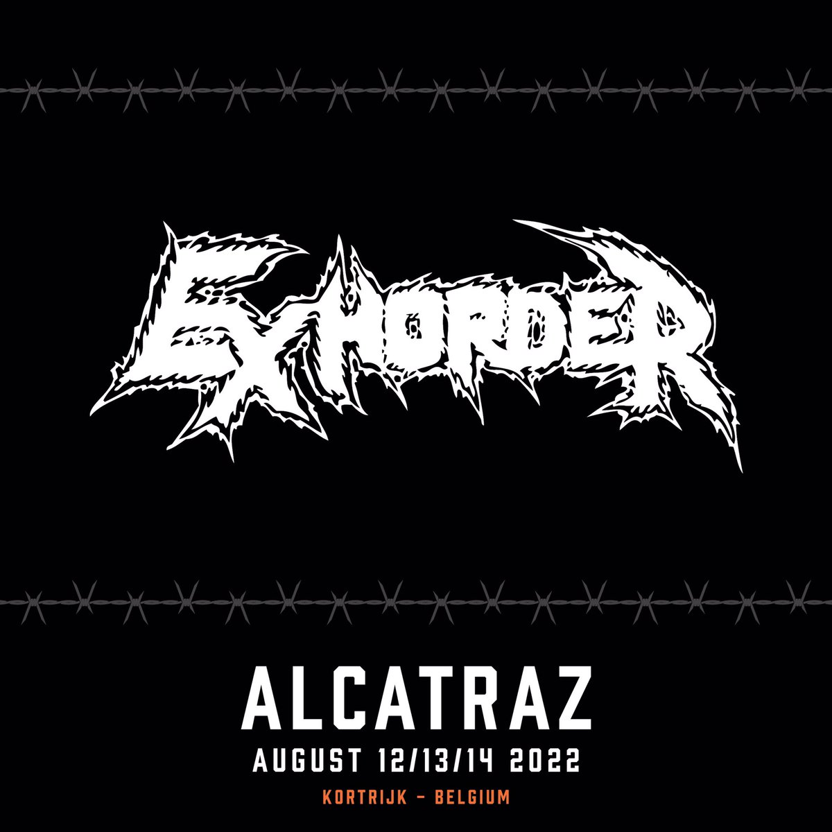 It looks like we will be back in Kortrijk, Belgium next year! What an amazing festival, with amazing people! 

alcatraz.be/en/tickets

#exhorder #exhordernola #alcatrazfestival