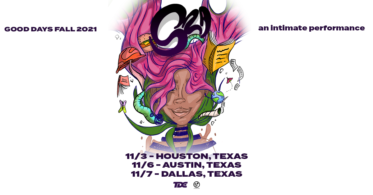 JUST ANNOUNCED: SZA - Good Days Fall 2021 | On Sale tomorrow @ 10am! scoremoreshows.com