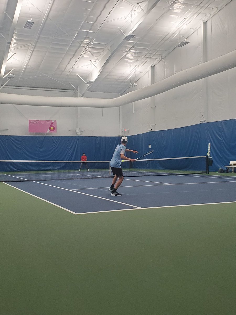 Both of our singles players start off play at the Class B State Tournament! #gowolves🐺