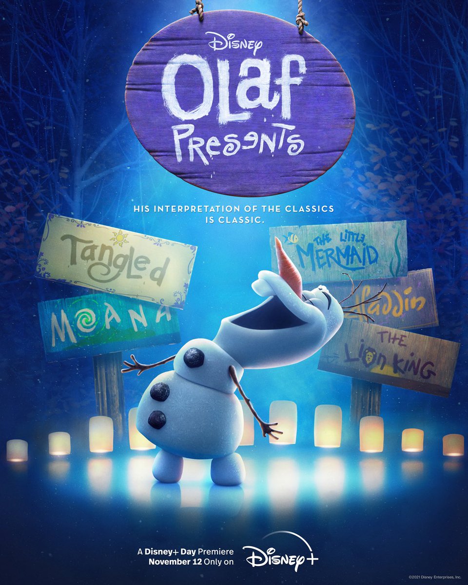 joshgad's tweet photo. Finally get to be a part of some of my favorite movies of all time… without receiving any of the residuals. Watch #OlafPresents as part of #DisneyPlusDay only on @disneyplus this November 12th. https://t.co/KgDd9uUKto