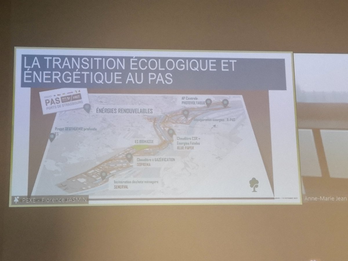 Les ports de Strasbourg la #transitionénergétique au sein d'un port : chaudière à #gazéification,  #énergiefatale, #biomasse, centrale #pv, #mobilitédécarbonée... Et pr l'avenir: gare #fluviale, terminal ferroviaire #zéroémission, #autoconsommation collective <a href="/pexe/">lucas</a> #pollutec
