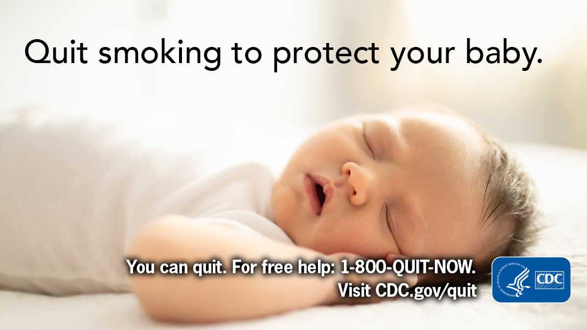 Infants exposed to secondhand smoke are more likely to die of sudden infant death syndrome (SIDS). This #SIDSAwarenessMonth, quit and make your home smoke-free for those you love most.