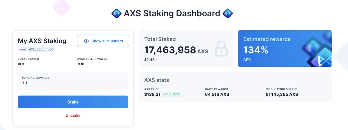 AxieInfinity's tweet photo. The $AXS staking contract was audited by @OpenZeppelin 🤝

https://t.co/N3uHTa380J https://t.co/WKUQKYDBIx