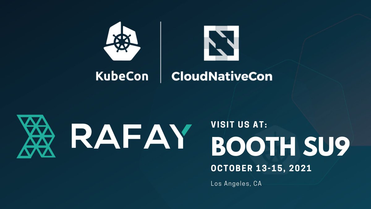rafaysystemsinc's tweet image. Want to find us at #CloudNativeCon + #KubeCon this week? Visit us at booth SU9 🤝

Hear about the latest in #KubernetesOperations &amp;amp; our commitment to open source! 

&amp;gt;&amp;gt; rafay.info/3AueRrT