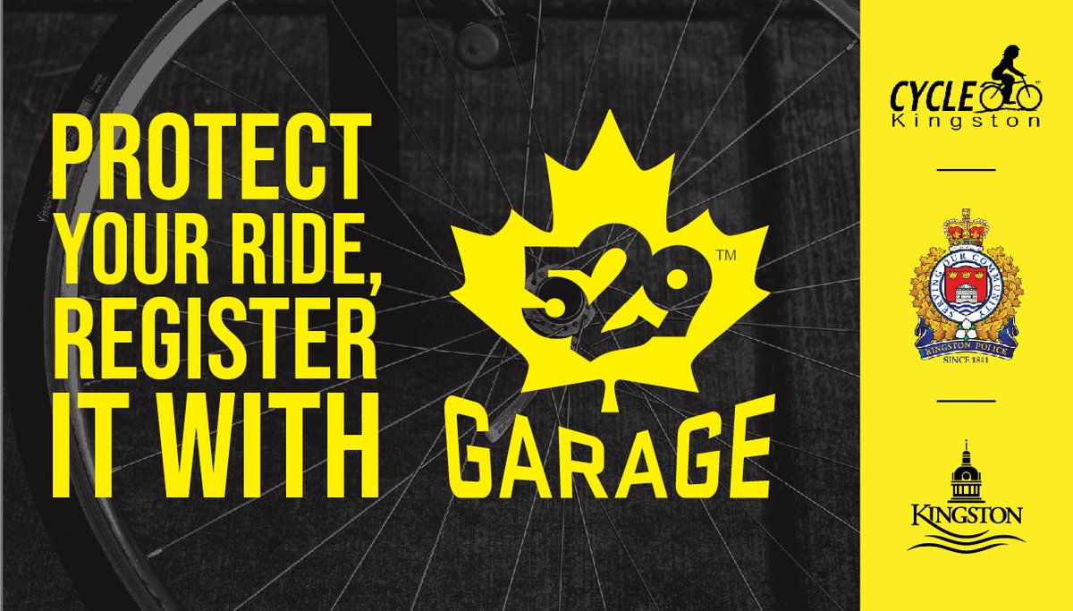 Let’s lock out bike theft in #ygk. Protect your bike by registering for 529 Garage. A registered bike is much more likely to be returned to you by police or others in the community if it’s stolen. #EndBikeTheft
kingstonpolice.ca/en/services-an…