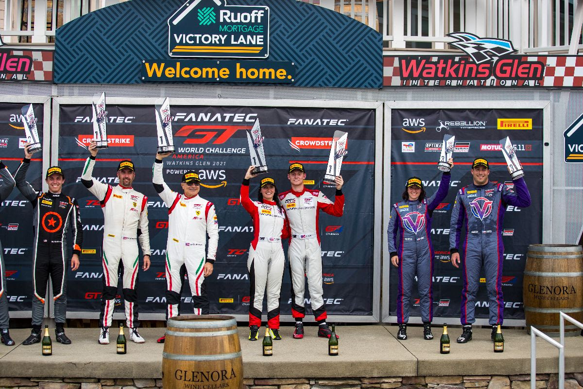 One of the most anticipated GT races will have 4 women on the grid: at the 8 Hours of Indianapolis, @erinvogelracing & @taylorhaglerms complete their 2021 @gtworldcham campaign - a season marked by class podiums & victories. 

📸Sideline Sports Photography