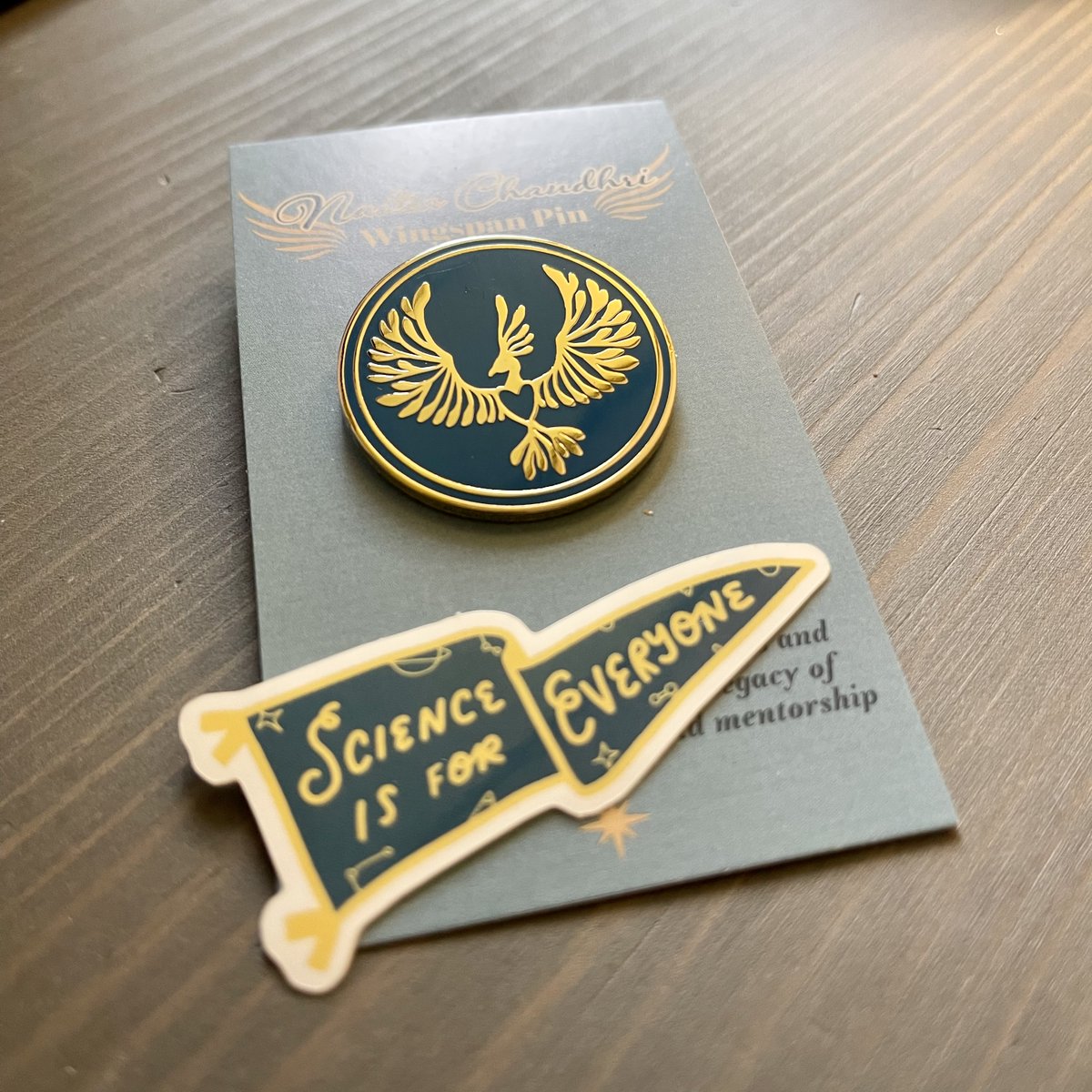 Brad Skog (@bradskog) on Twitter photo Just received my Wingspan Pin from <a href="/TwoPhotonArt/">Two Photon Art</a>, in honour of <a href="/DrNadiaChaudhri/">Dr. Nadia Chaudhri</a>. Even though I never met Prof. Chaudhri, her story and her efforts had an enormous impact on me - personally and professionally.
You can still support her legacy at concordia.ca/wingspanaward! Just received my Wingspan Pin from <a href="/TwoPhotonArt/">Two Photon Art</a>, in honour of <a href="/DrNadiaChaudhri/">Dr. Nadia Chaudhri</a>. Even though I never met Prof. Chaudhri, her story and her efforts had an enormous impact on me - personally and professionally.
You can still support her legacy at concordia.ca/wingspanaward!