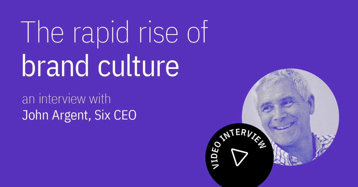 SixAgencyUK's tweet photo. Our CEO, John Argent, did an interview recently with @FountainTeam about the rapid rise of brand culture. Give it a listen here: https://t.co/j6FLyMPPFB
#sixstepsforward #brandculture #agency #bristol #brand #culture #brandconsultancy #marketing https://t.co/AjbUmDIeXa