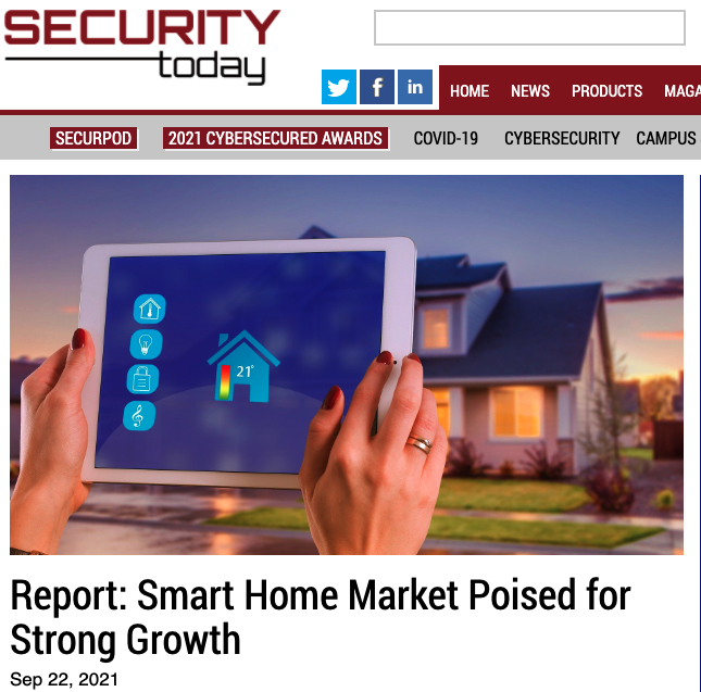 Security Today references the research group Omdia in stating, "the global smart home market (worth an estimated $60.8 billion in 2020) is projected to exceed $178.5 billion in 2025"

Hibersense smart HVAC control is well positioned for this market growth!
ow.ly/fR2I50GruLp