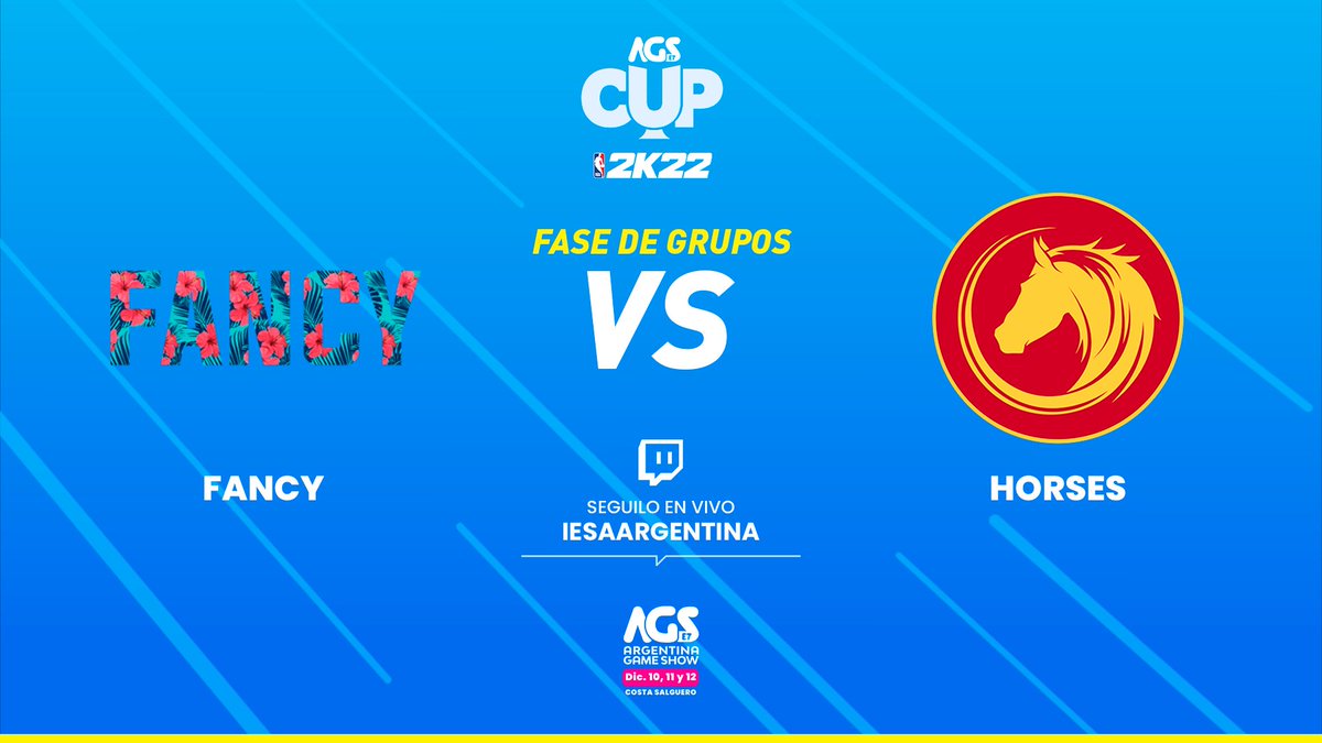 IESA2K's tweet photo. ¡Empieza el Grupo 2 de la Qualy! 🙌

@FancyArg y @Horses2K se enfrentan en dos partidos por la Fase de Grupos de la pre-clasificatoria a la #AGSCup del 10, 11 y 12 de Diciembre 🤟

No te pierdas este duelo 👀

🕖 20:00hs 
🎙️ @Eli_Mauro y @LucasFlossi
👉 https://t.co/OuOUOQsURM https://t.co/9fDM7iezTs