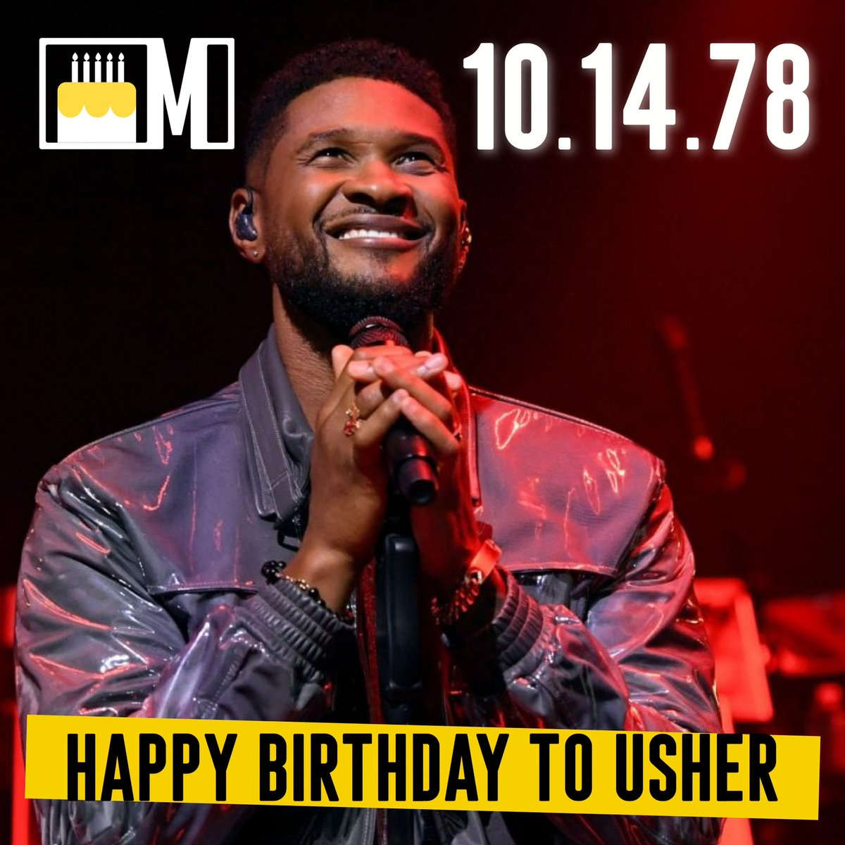 musicdotcom's tweet photo. Happy 43rd Birthday to the legendary Usher! https://t.co/yfHldqNKsx