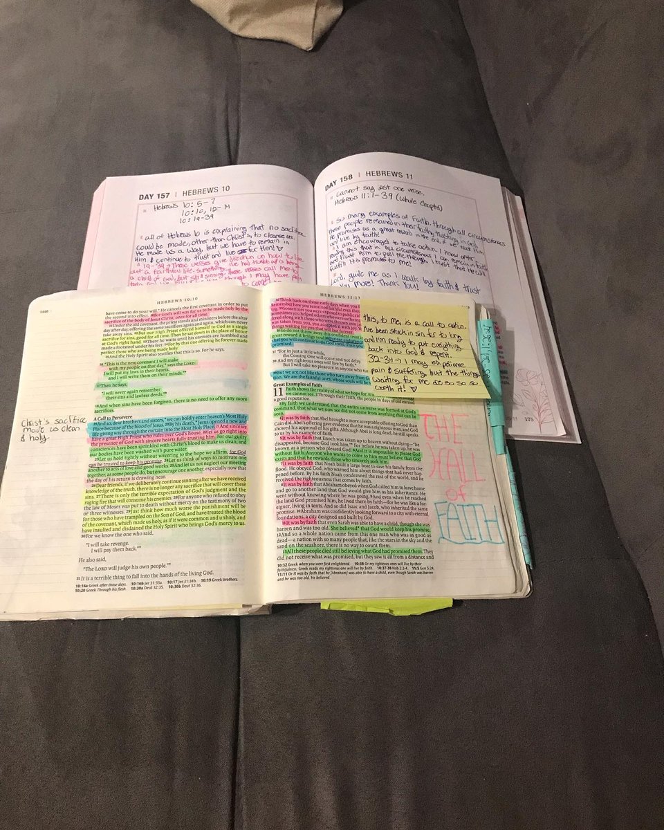 NLTverse's tweet photo. ( #📷 @ellas.jesusjourney_ )
Do you have a favorite way to study the Bible? Do you enjoy Bible journaling? Do you take notes in your Bible? Do you use highlighters or underline passages?
#NLTBible #MyBible #HowIStudy #BibleStudy #BibleTime #MomentsWithGod https://t.co/NXijvaTsHJ