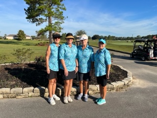 Congratulations GlenLakes lady golfers!
GlenLakes LGA ladies outlasted the TimberCreek LGA team today at Team Play competition at GlenLakes!

Vicki Capehart, Melinda Bachtold, Pat Deeds, and Claudia Vincent represented the club well today on a beautiful day for golf competition!