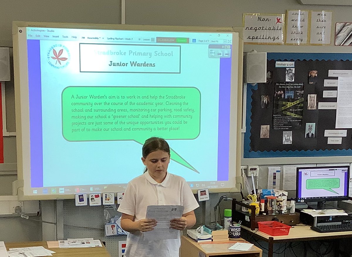 Y4BMStradbroke's tweet photo. Well done once again to all of our Junior Warden applicants this morning 🏅👍🏼 The votes were very close! @StradbrokePri https://t.co/9JHvwkouD2