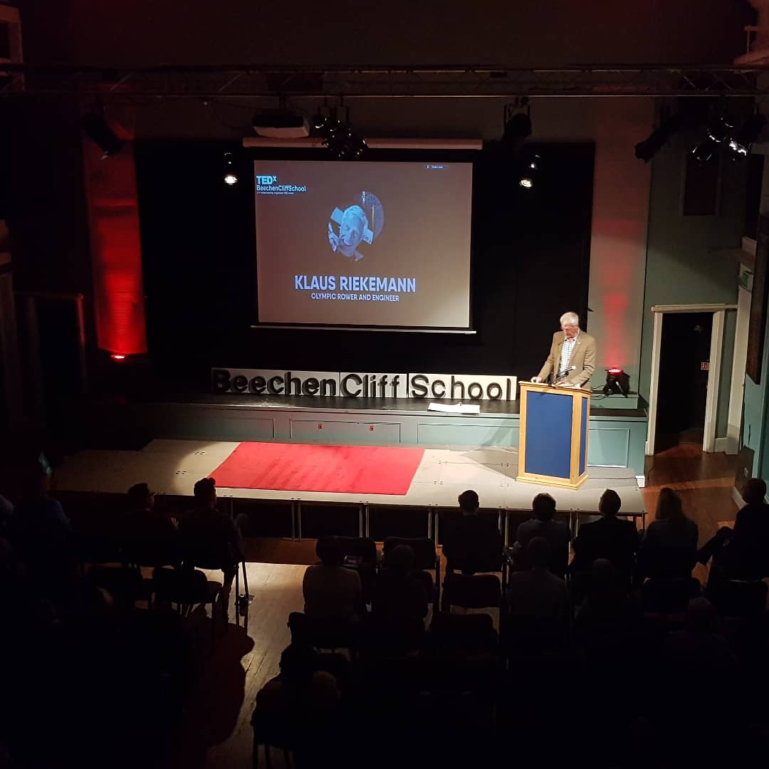 TEDxBeechen's tweet photo. Our third speaker of the first half, Klaus Riekemann. Such an incredible journey, from Olympian to Engineer. Thanks for sharing it with us!
#TEDxBeechenCliffSchool #LetsLookForward https://t.co/AoRR8uUm6J