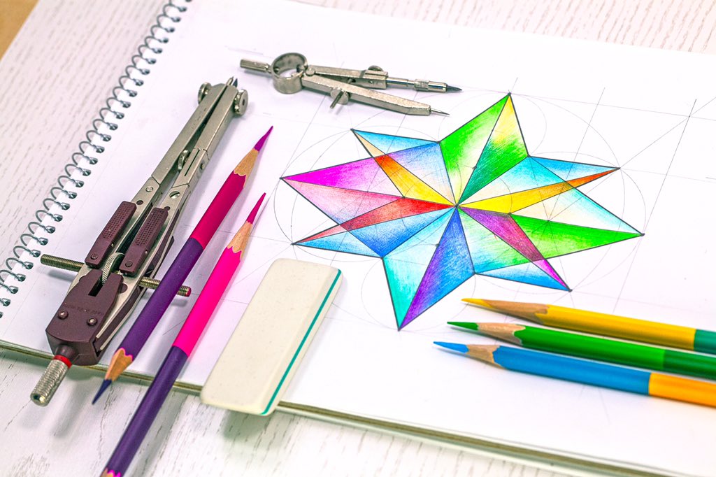 uladzimir_art's tweet photo. TRIZ - Sacred Geometry / color sketch
#geometryart #sacredgeometry #geometrydesign #gamedesign #art #artwork #unitygames #unity #nft #nftart #nfts #3dartist #3dart #conceptart #gamedesign #puzzle #triz #opensea #openseanft #nftcollection https://t.co/tX4m0Pqpd1