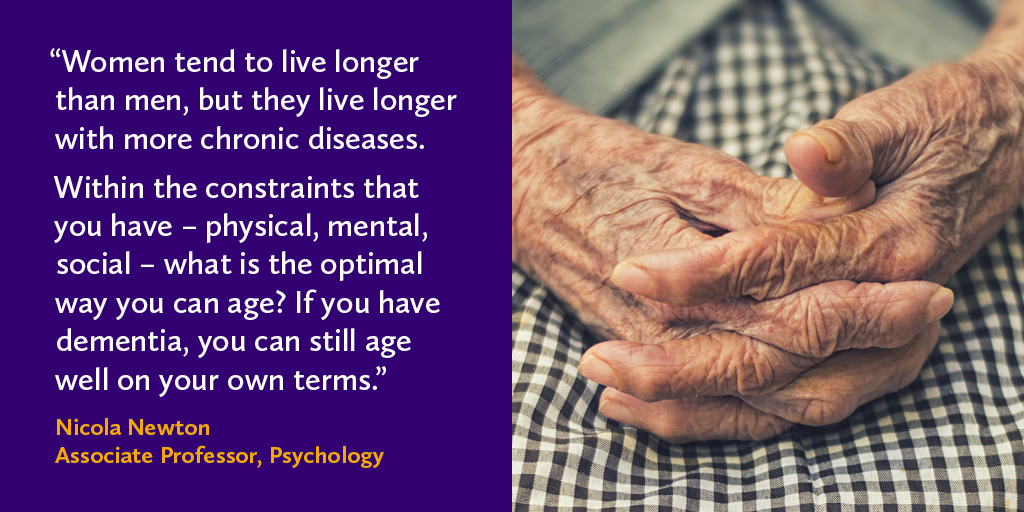 .<a href="/LaurierPsych/">Laurier Psychology</a>'s Nicola Newton studies older women and their search for identity and purpose.

Read this Q&amp;A with Newton about her latest research, her midlife journey into academia and the advice she offers women for "optimal" #aging: bit.ly/2YVRlHh

<a href="/LaurierSci/">Laurier Science</a>