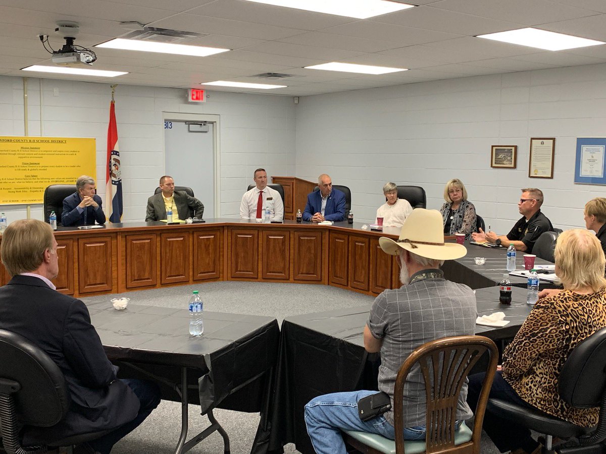 I was in Cuba this afternoon to meet with local leaders for a roundtable conversation. We discussed the issues affecting Missouri – the ongoing opioid epidemic, soaring inflation, and the need for policies that get Americans back to work.