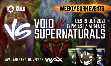 🌟Treasure Hunt is ON!🌟

The Guild's genesis WAX PFP hybrid - "Void Supernaturals" - is re-opening it sales on Tuesday October 19th, in partnership with <a href="/OnessusBlock/">Onessus.</a> creator of <a href="/hodlgodgame/">HodlGod</a> - only on <a href="/wax_io/">WAX</a>!

Rewards &amp; event details 👇

onessus.medium.com/void-supernatu…

#NFT #WAXP