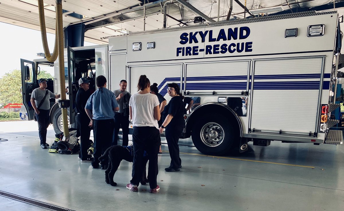 B Shift personnel spending time with Growth Through Opportunity (GTO) Cadets from the Buncombe Co. Sheriff Department today.This community of agencies has been serving individuals with intellectual/developmental disabilities &amp; providing them valuable social and career experience.