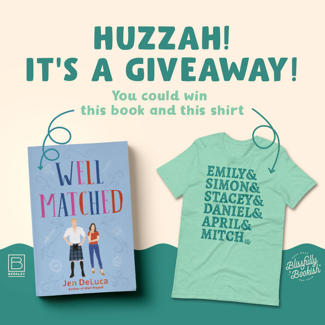 BerkleyRomance's tweet photo. π This stellar sweepstakes ends tomorrow!! π
Don't miss your chance to win a copy of WELL MATCHED by @jaydee_ell plus this *adorable* Ren Faire & Friends t-shirt from @BlissBookishCo! #CaptainLeatherPants #CommanderKilt
#renfaireromance https://t.co/lrWslOtkck https://t.co/3kIqm4K1ai