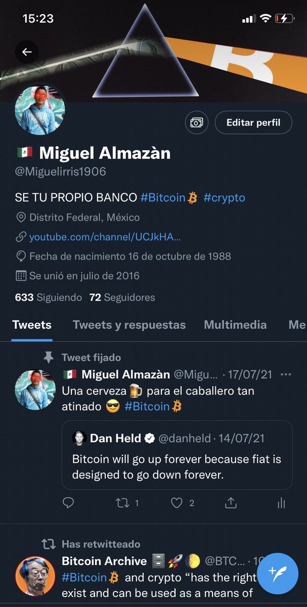 Miguel_mx_'s tweet image. Finalmente ya puedo aceptar #tipstwitter en #Bitcoin🇲🇽😎🤙🏽🚀🌖