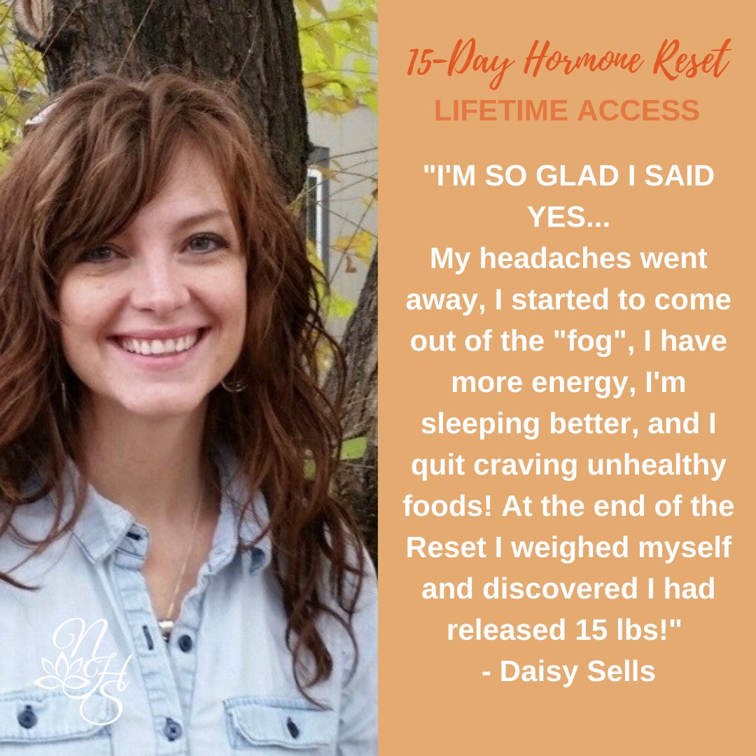 Join Daisy and get a complete hormone reset with Lifetime Access! Click here now to add this incredible program to your health library bit.ly/3iVUHkA 

Registration CLOSES soon to purchase Lifetime Access to this life-changing program.