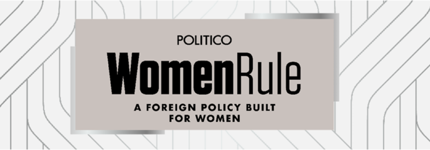 POLITICOLive's tweet photo. Thank you to @AmbGinaAW and @UnderSecT for joining our #WomenRule conversation to discuss the need for building a US foreign policy agenda with women at the center.

Watch the full interview here: https://t.co/SY8kksR8Cm https://t.co/gnk0cdLZeA