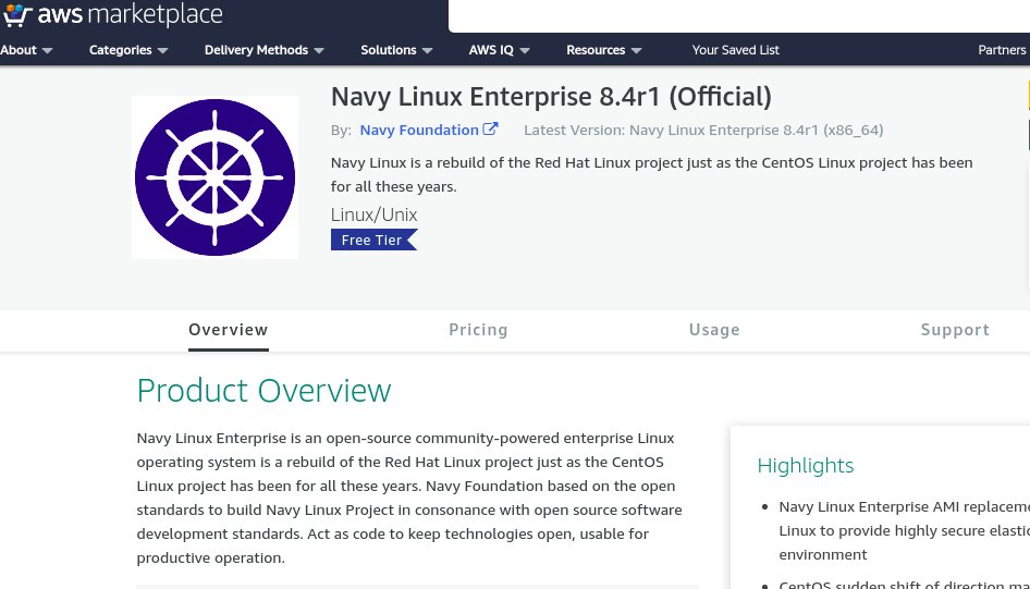 NavyLinux's tweet image. Good Day! Navy Linux now available at AWS @awscloud aws.amazon.com/marketplace/pp… #Linux #awsdevday #opensource