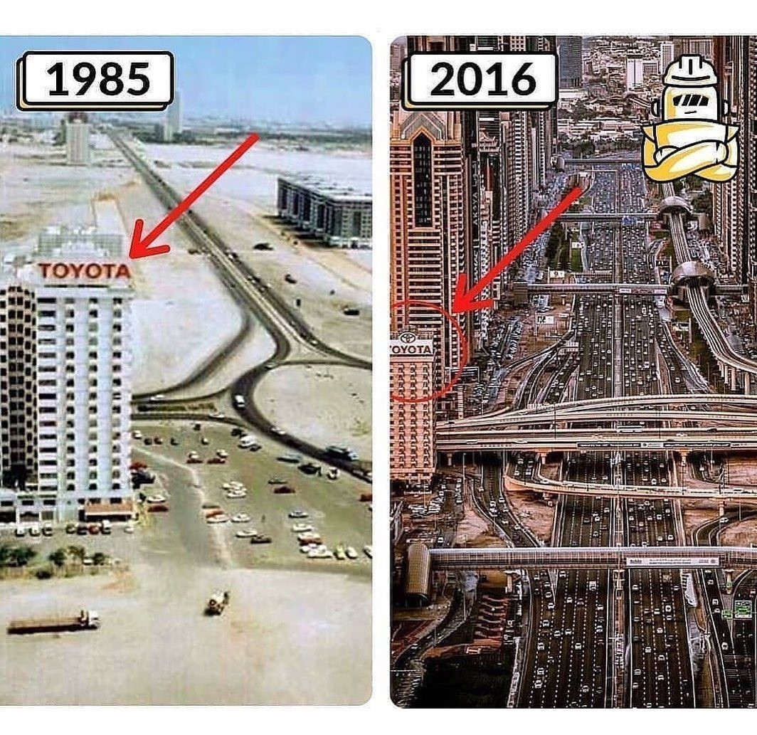 Дубай в 1985 году