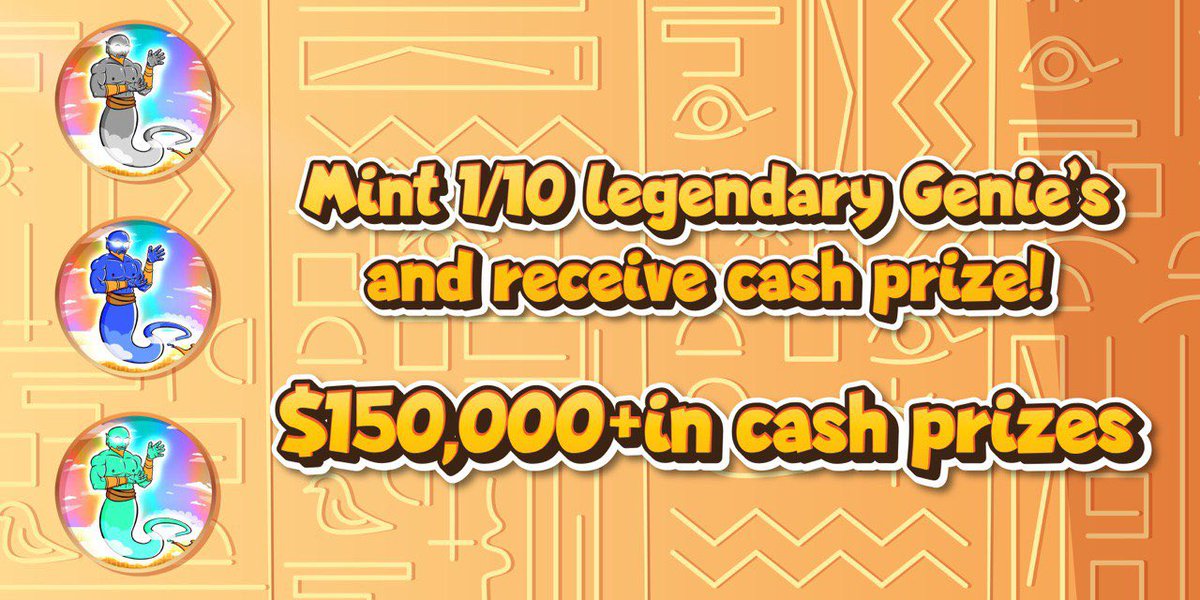 GENIE QUEST IS THE FIRST NFT OF ITS KIND.  A LOTTERY NFT WITH AN OPPORTUNITY TO WIN THE JACKPOT!                                                         #NFT #AirdropCrypto #Airdrop #minting #NFTs #lotterynft