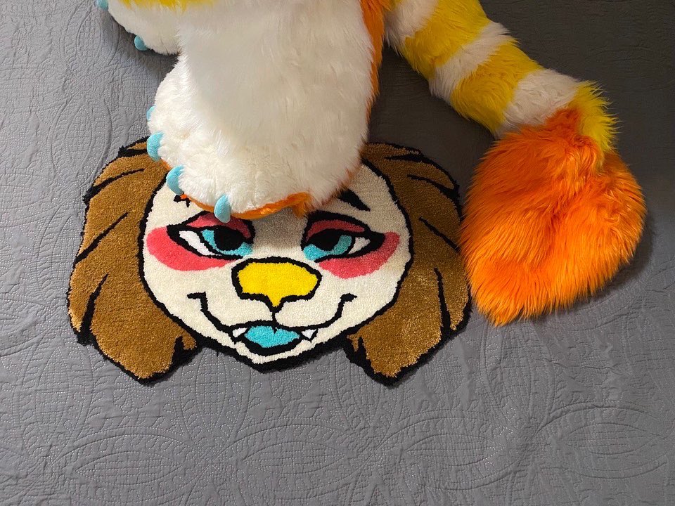 RowdyRaptorRugs's tweet photo. ❔want a custom sona rug❔

We’re holding a giveaway! You will receive one custom rug in the style shown below! Choose your own expression!

Giveaway Rules: 
- follow us
- retweet
- we may have to simplify your character to fit our style
- free ship unless you’re international https://t.co/f4Zw9cHzRm